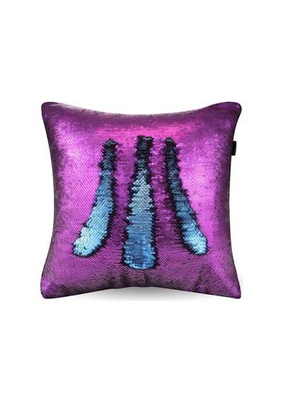Pullu Yastık Kılıfı 40 X 40 Cm Çift Taraflı Payetler Dekoratif Yastık Koltuk Yastığı Renk Değişimi Parıltı Diğer