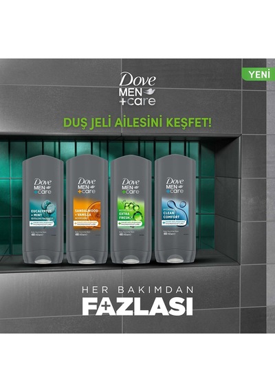 Dove Men Care Extra Fresh Duş Jeli 400 Mililitre Diğer