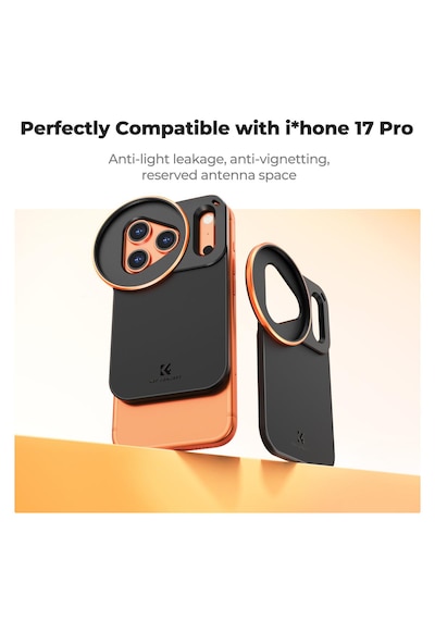 K&f Concept İphone 17 Pro Ve 58 Mm Dişli Filtrelerle Uyumlu, İphone Filtre Montajı Filtre Dahil Değildir