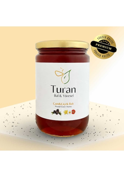 Turan Bal ve Yöresel Çam Çiçek Balı 850 G