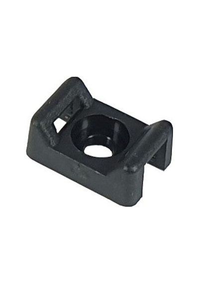Vidalı Kroşe - 16 x 10 x Ø5mm - Siyah - 50 Adet