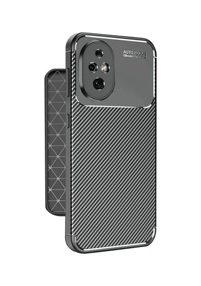 Newface Honor 200 Kılıf Auto Focus Karbon Kapak - Siyah