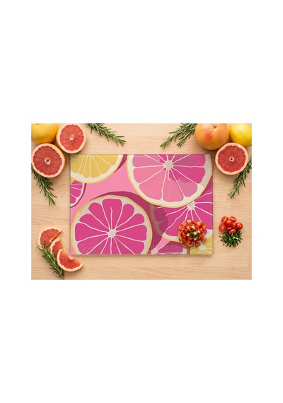Cam Kesme Tahtası Temperli Uv Baskılı Kaymaz Ayaklı - 25x35 Cm En Çok Tercih Edilen Boyut İle Cam Kesme Ve Servis Tahtası Çok Renkli - 928940667 Çok Renkli
