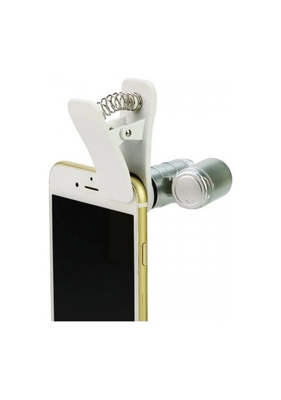 Evrensel Led Işıklı Mini Cep Mikroskobu, Tüm Kameralı Telefonlar Için No:9882w 47384