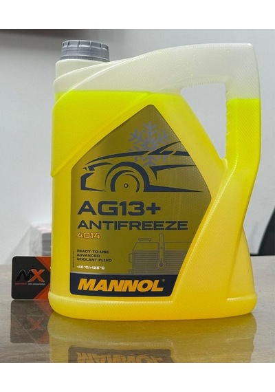 2025 Üretimli Mannol Yüksek Performanslı Donmayan Formül Hazır Kullanım Sarı Antifriz 5l -40 +125 C Sarı