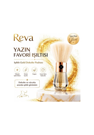 Işıltılı Altın Simli Dekolte Vücut Pudrası - Gold Explosion For Decollete - Vegan & Temiz İçerik - Pudra Diğer