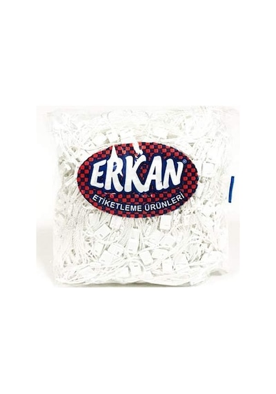Kilitli Etiket İpi Beyaz Renk 1.000 Adet 1 Paket