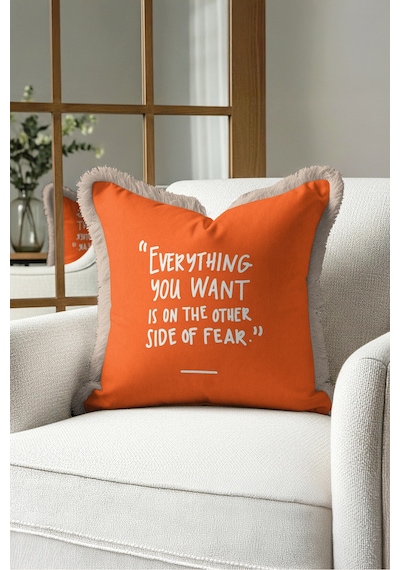 Yazılı Motivasyon Saçaklı Yastık Kılıfı - Minimal Slogan Bohem Turuncu Krem Püsküllü Kırlent Kılıfı Yalın Kanyon Lime Yazılı Motivasyon Saçaklı Yastık Kılıfı - Minimal Slogan Bohem Turuncu Krem Püsküllü Kırlent Kılıfı Yalın Kanyon Lime