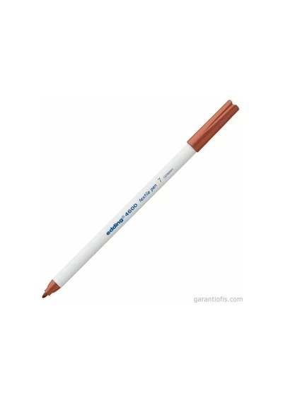 Edding 4600 Kahverengi Kumaş Boyama Kalemi T-shirt/tekstil Pen