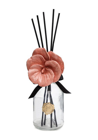 Parlak Sırlı Taş Orkide Zarafeti Çubuklu Oda Kokusu 200 Ml-garden Rose&pudra Gül