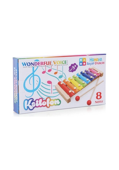 Hamaha Toys Ahşap Eğitici Ksilofon