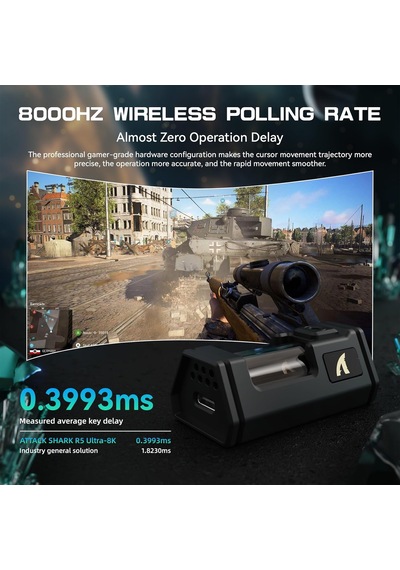 R5 Ultra Karbon Fiber Hyperspeed Kablosuz Gaming Mouse 39g Süper Hafif, Paw3950max Sensör, 42000 Dpı, 8000hz Kablosuz Polling, Bt/2.4g/kablolu Usb-c, Windows/mac Uyumlu Green
