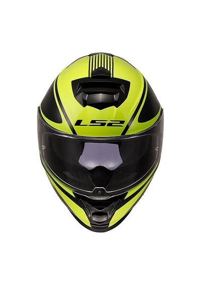 Ls2 Storm 2 Dodger Neon Sarı Kapalı Motosiklet Kaskı Neon Sarı