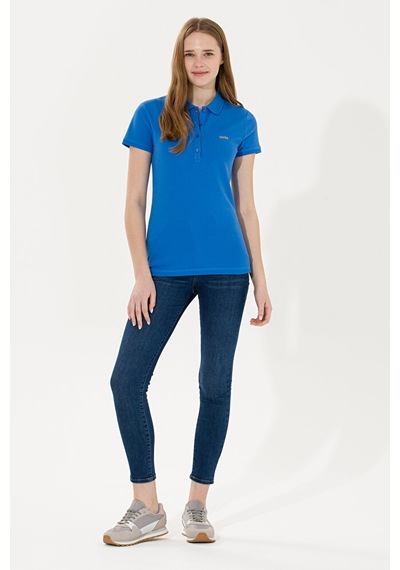 U.S. Polo Assn. Kadın Basic Polo Yaka Tişört 50266348-vr046 168389 U.S. Polo Assn. Kadın Basic Polo Yaka Tişört 50266348-vr046 168389