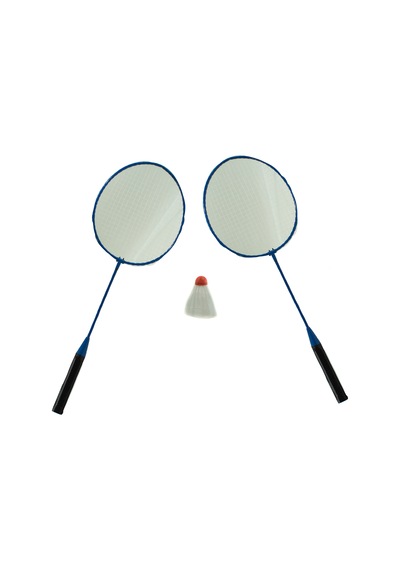 Metal Badminton Seti Metal 2 Raket 1 Top Çantalı