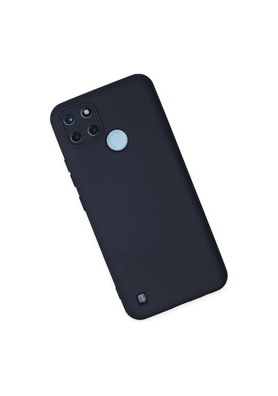 Cosmotex Newface Realme C25y Kılıf Nano İçi Kadife Silikon - Lacivert