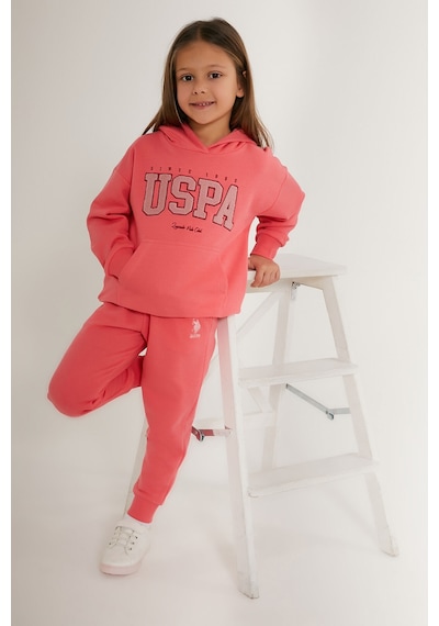U.s. Polo Assn. Kız Çocuk Pembe Eşofman Takımı Pembe