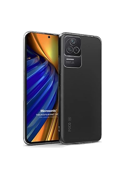 Xiaomi Poco F4 İçin Kılıf Transparent Soft Şeffaf Poco F4 İle Uyumlu Kılıf - Şeffaf 50 x 22