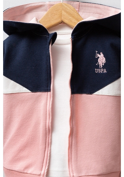 U.S. Polo Assn. U.s.polo Assn Kız Bebek 3lü Takım - Açık Pembe Açık Pembe