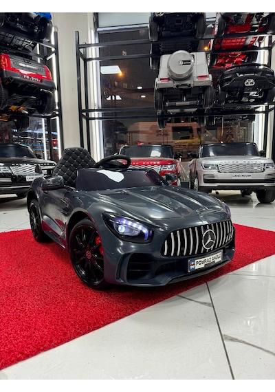 Oyuncak Sepetim Mercedes Gtr 12 Volt Akülü Araba Antrasit