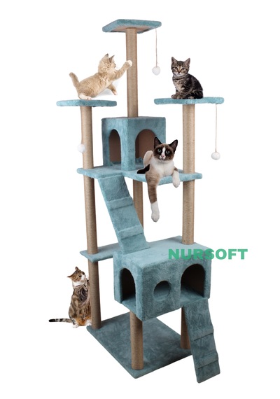 Nursoft Cat City- Rezidans Kedi Tırmalama Evi