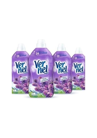 Max Konsantre Çamaşır Yumuşatıcısı 4 X 1440ml 240 Yıkama Taze Lavanta 10'lu Set