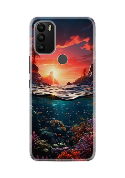 General Mobile Gm 21 Plus Kılıf Boutique Baskılı Resimli Okyanus Pcode -067