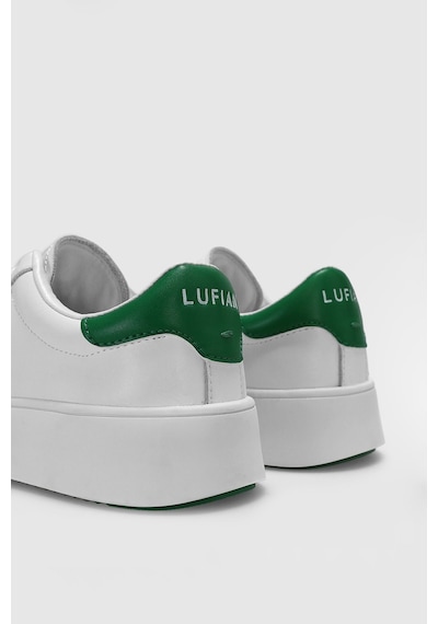 Lufian 121230053 Adel Beyaz-yeşil Kadın Günlük Sneaker Beyaz - Yeşil
