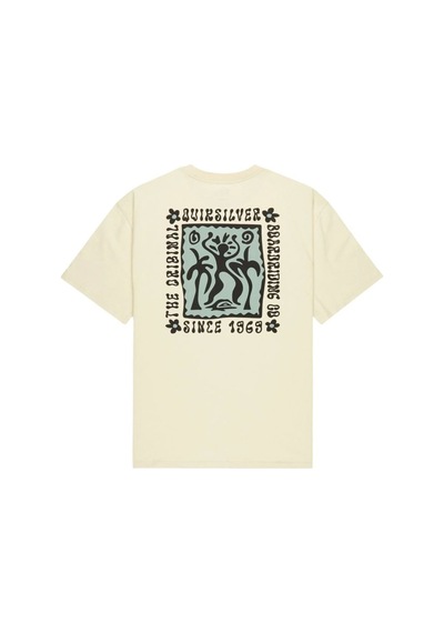 Quiksilver Serenity Splash Erkek Beyaz Tişört Eqyzt08300 Bej