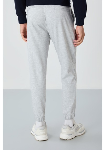 Tommy Life Gri Yüzeyi Dokulu Standart Fit Erkek Eşofman Alt - 82156 Gri