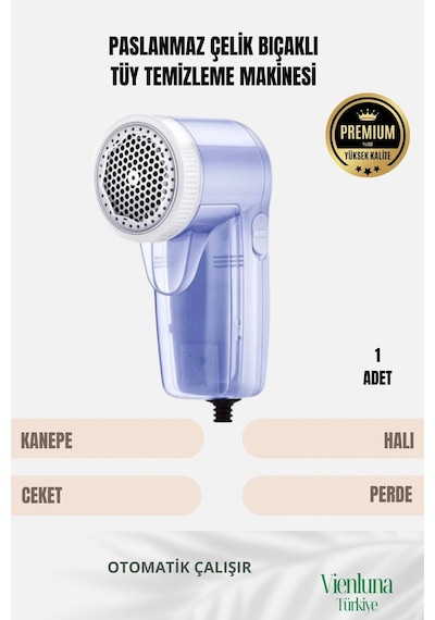 Premium Ürün Taşınabilir Mavi Tiftik Kazak Tüy Toz Alıcı Takım Elbise Halı Pilli Temizleme Makinesi Çok Renkli