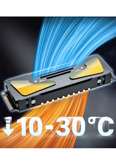 Jeyı M.2 2280 Ssd Soğutucu Pc/ps5/pcıe M.2 Yuvalı M2 Nvme Alüminy