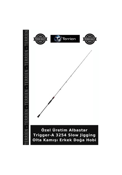 Özel Üretim Albastar Trigger-a 3254 Slow Jigging Olta Kamışı Erkek Doğa Hobi 198cm