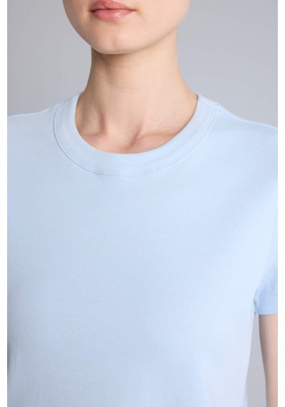 Defacto Standart Fıt Bisiklet Yaka Sporcu Pamuklu Kısa Kollu Tişört H1998ax26spbe343 Mavi-be343 Defacto Standart Fıt Bisiklet Yaka Sporcu Pamuklu Kısa Kollu Tişört H1998ax26spbe343 Mavi-be343