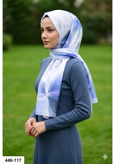Buqle Dijital Desenli Soft Şal 446-117 Çok Renkli