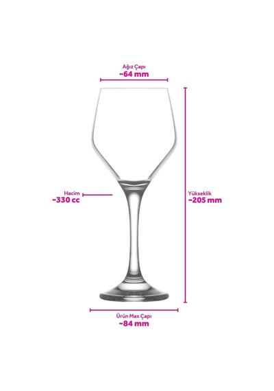 Lexroo Ella 6'lı Goblet Diğer
