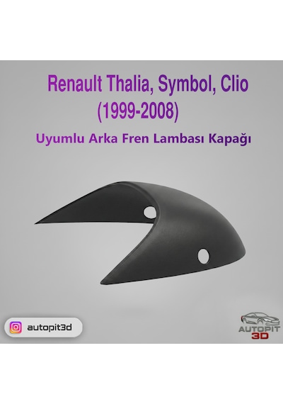 Renault Thalia / Symbol / Clio 1999 2008 Uyumlu Arka Fren Lambası Kapağı