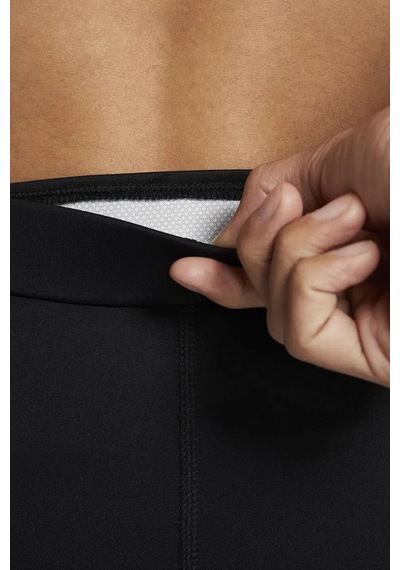 Nike Power Dri-fit Challenger Reflektörlü Tam Buhar Bariyeri Cepli Siyah Erkek Tayt Siyah
