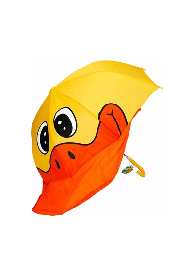Akıllı Bayi 2986 Ördek Şekilli Çocuk Şemsiyesi 45 Cm -sunman renkli