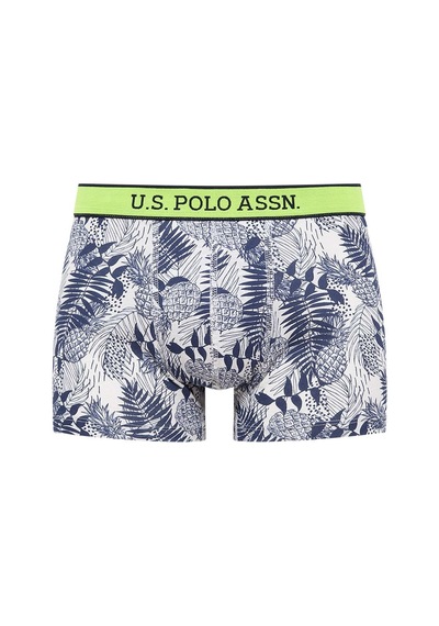 U.S. Polo Assn. Erkek Baskılı-Gri 2'Li Boxer 80479 Gri