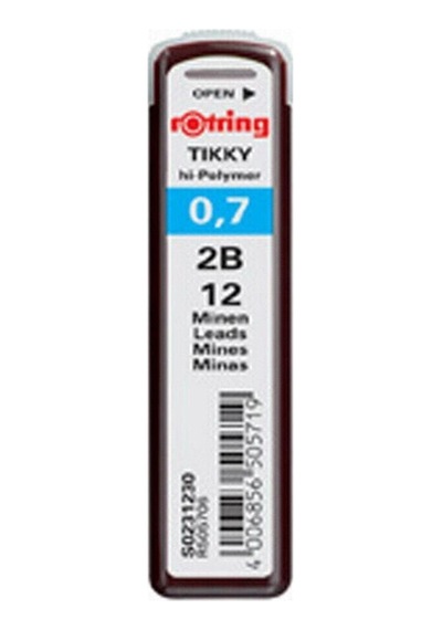 Rotring Tikky Hi-polymer Kurşun Kalem Ucu 0.7 Mm 2b 1adet