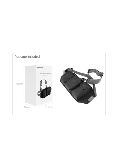 Dji Mavic Mini için Bel Paketli Taşıyıcı Çanta Omuz Kayışı Destek