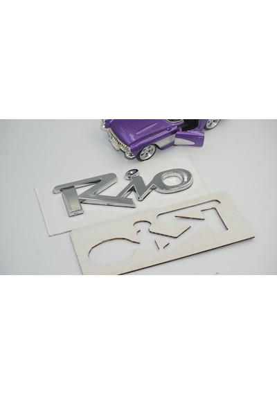 Kia Rio 2006-2011 Krom Abs 3M 3D Bagaj Yazı Logo