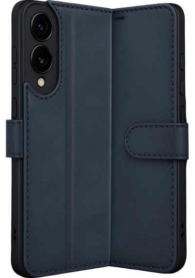 Samsung Uyumlu Galaxy S25 Edge Trend S Plus Kapaklı Kılıf Lacivert,