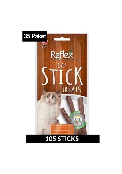 Meaty Sticks Tavuklu Ve Ördekli Kedi Ödül Çubuğu 3x5gr Otuzbeş Paket