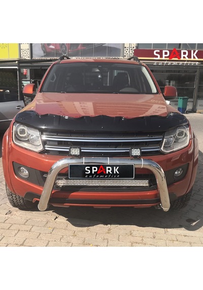 Volkswagen Amarok 2010-2022 Yıl Aralığı Uyumlu Yarasa Kaput Rüzgarlığı Siyah