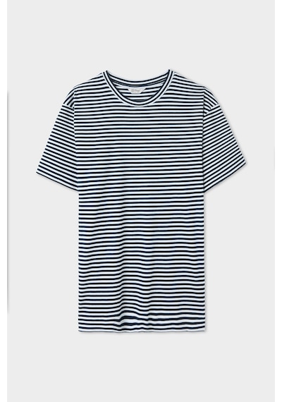 D's Damat Ds Damat Regular Fit Lacivert Çizgili Pamuklu T-shirt 4hc146171053m 101