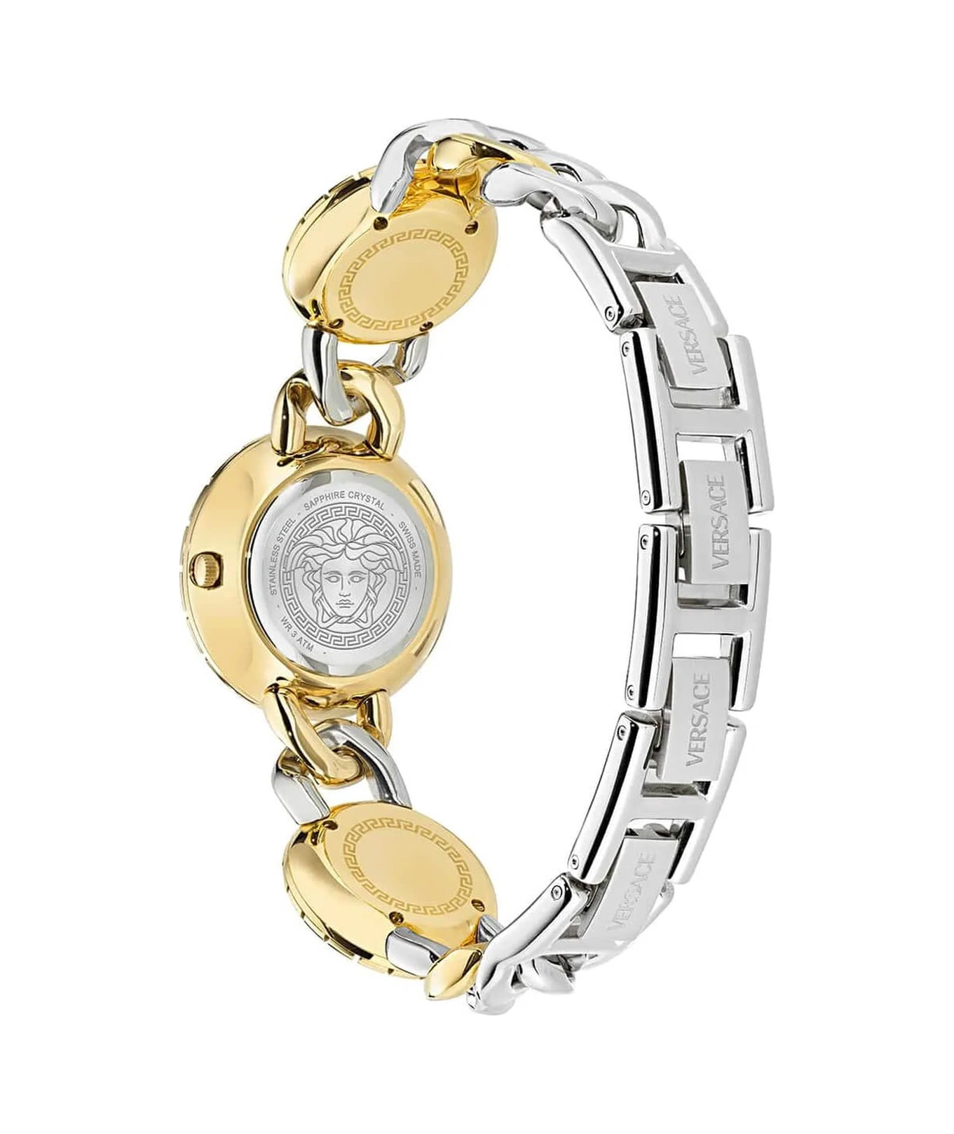 Versace Greca Stud Icon 28 Mm Quartz Saat Vrscve0q00125 Yeşil