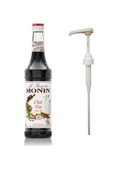 Monin Chai Tea 700 ml Şurup + Monin Şurup Pompası