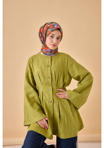 Silk Home Soft Eşarp 73088-20 Füme, Turuncu, Mor, Yeşil, Sarı